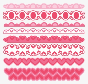 Valentine Borders Miss Kate Cuttables, HD Png Download, Transparent PNG