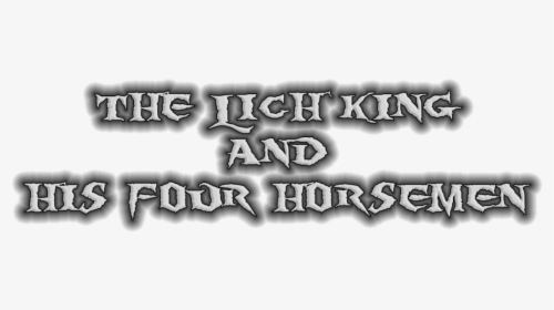 Lich King And Horsemen - Graphic Design, HD Png Download, Transparent PNG