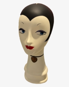 #mannequin #head #woman #retro #vintage #face #1930s - Bust, HD Png Download, Transparent PNG