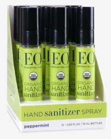 Eo Organic Peppermint Botanical Hand Sanitizer Spray - Perfume, HD Png Download, Transparent PNG