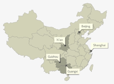 China Map, HD Png Download, Transparent PNG