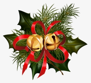 Poinsettias Clipart Vintage Christmas Candle - Vintage Christmas Clipart, HD Png Download, Transparent PNG