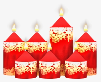 Transparent Christmas Candle Png - Decoration, Png Download, Transparent PNG