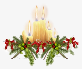 Noel Candles Png - Christmas Tree, Transparent Png, Transparent PNG