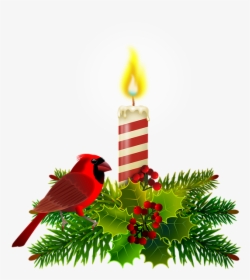 Transparent Christmas Candle Png - Santa Nostalgia Christmas Postais De Natal, Png Download, Transparent PNG