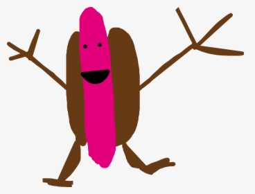 The Length Of Hotdog Is 10 Feet He Likes Carry Hot, HD Png Download, Transparent PNG
