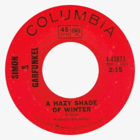 A Hazy Shade Of Winter By Simon & Garfunkel Us Vinyl - Circle, HD Png Download, Transparent PNG