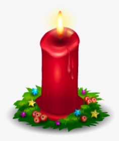 Christmas Candle Lantern Clip Art - Cute Christmas Icons, HD Png Download, Transparent PNG