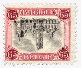 Inverted Dendermonde Stamp, - Old 65 Belgique Stamp, HD Png Download, Transparent PNG