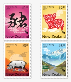 Year Of The Pig Stamp 2019, HD Png Download, Transparent PNG