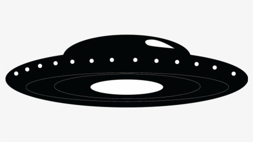 Ufo Alien Flying Saucer Free Photo - Alien Saucer Black And White, HD Png Download, Transparent PNG