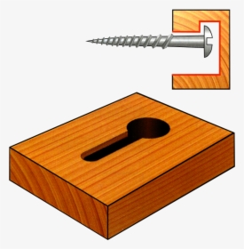70-104 Key Hole Bit Clipart , Png Download - Plywood, Transparent Png, Transparent PNG