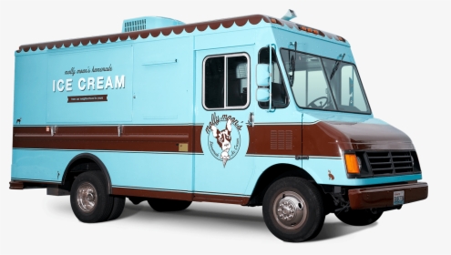 Ice Cream Truck Clip Art - Ice Cream Truck White Background, HD Png Download, Transparent PNG