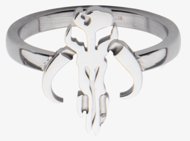 Mandalorian Symbol Cut Out Petite Ring - Ring, HD Png Download, Transparent PNG