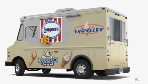Ice Cream Truck Png, Transparent Png, Transparent PNG