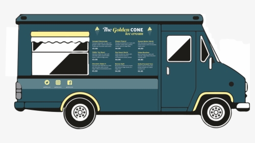 Transparent Ice Cream Truck Png - Food Truck, Png Download, Transparent PNG