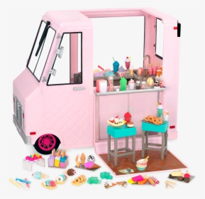 Our Generation Ice Cream Truck- Pink - Og Girl Ice Cream Truck, HD Png Download, Transparent PNG