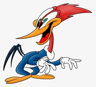 Woody Woodpecker Looks Shocked - Kartun Woody Woodpecker Racing, HD Png Download, Transparent PNG