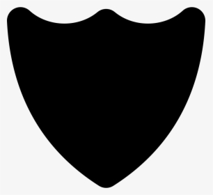 Shield Black Shape - Heart With Shine, HD Png Download, Transparent PNG