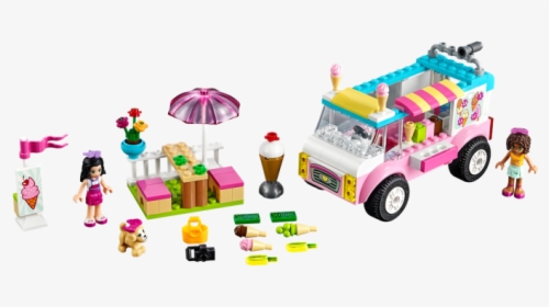 Lego 10727 Emmasicecreamtruck - Lego Friends Ice Cream Truck, HD Png Download, Transparent PNG