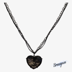 Black Necklace Png Clip Art Free - Necklace Black Chain Png, Transparent Png, Transparent PNG