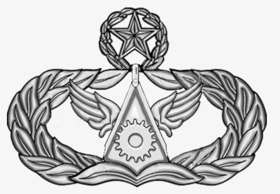 Master Civil Engineer Badge 2 - Air Force Civil Engineer Badge, HD Png Download, Transparent PNG