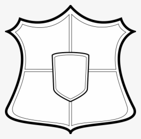 Shield, Protect, Black, White, Protection, Security - Shield Clipart, HD Png Download, Transparent PNG