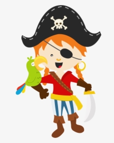 Pirate Kid Parrot - Clipart Transparent Png Kids Costume Png, Png Download, Transparent PNG