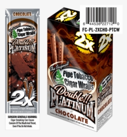 Transparent Blunt Smoke Png - Double Platinum Chocolate Blunt Wraps, Png Download, Transparent PNG