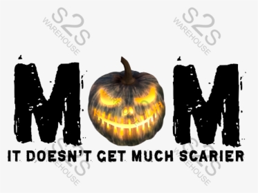 Mom Scary Pumpkin - Jack-o'-lantern, HD Png Download, Transparent PNG