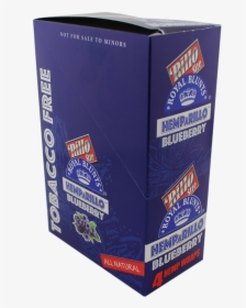 Royal Blunts Rillo Size Hemp Wraps Blueberry Flavor - Carton, HD Png Download, Transparent PNG