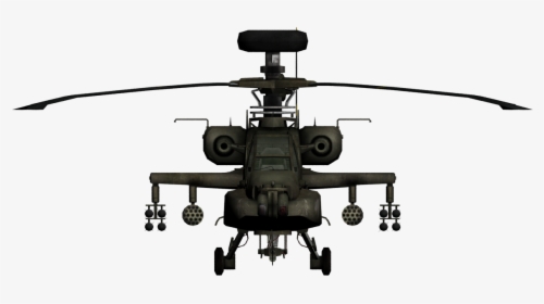 Transparent Helicopter Clipart Black And White - Apache Attack Helicopter Png, Png Download, Transparent PNG