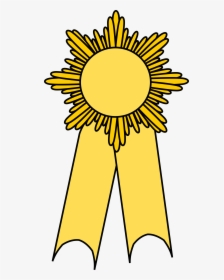 Prize Ribbon Gold Clip Arts - Girl Scout Gold Award Clipart, HD Png Download, Transparent PNG