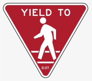 New York State Yield To Pedestrians, HD Png Download, Transparent PNG