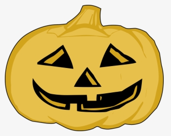 Jack O Lantern, Orange, Cutout, Pumpkin, Holiday, Scary - Halloween Pumpkin Clipart Black And White, HD Png Download, Transparent PNG