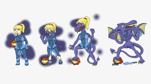 Ridley Aran Tg By Chaos Force On - Zero Suit Samus Tg Tf, HD Png Download, Transparent PNG