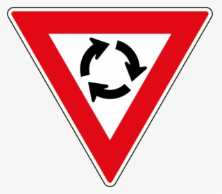 Yield At Circle - Road Signs South Africa, HD Png Download, Transparent PNG
