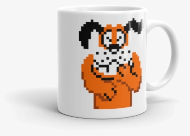 Duck Hunt Laughing Dog Nes Retro Video Game Coffee - Duck Hunt Dog Png, Transparent Png, Transparent PNG