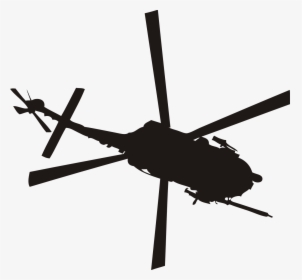 Helicopter Boeing Ah-64 Apache Clip Art - Helicopter Vector Silhouette Free, HD Png Download, Transparent PNG