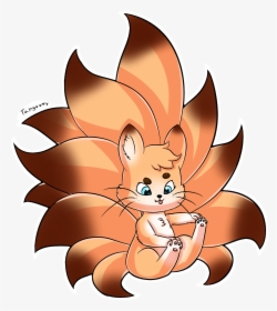 Twelve Tailed Fennec Fox - Twelve Tailed Fox, HD Png Download, Transparent PNG