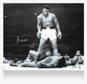 Muhammad Ali Sonny Liston - Muhammad Ali Standing Over, HD Png Download, Transparent PNG