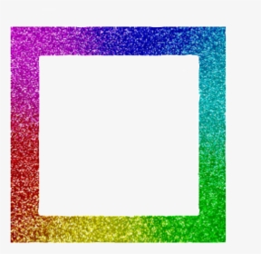 #rainbow #rainbowframe #frame #border #freetoedit - Picture Frame, HD Png Download, Transparent PNG