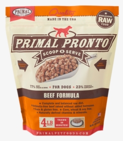 Primal Pronto Dog Food, HD Png Download, Transparent PNG