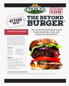 Beyond Meat Burger Gluten Free, HD Png Download, Transparent PNG