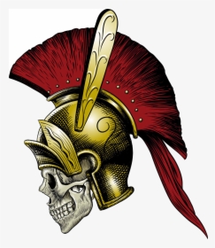 Rome Clipart Gladiator - Skull Gladiator Png, Transparent Png, Transparent PNG