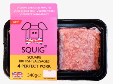 Squig Is The New British Square Sausage - Squig Square Sausage, HD Png Download, Transparent PNG