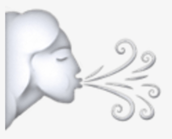 Wind Blowing Emoji, HD Png Download, Transparent PNG