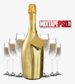 Transparent Champagne Emoji Png - Champagne Glasses Psd, Png Download, Transparent PNG