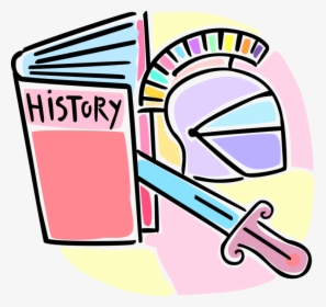 Vector Illustration Of School History Class Textbook - History Clipart, HD Png Download, Transparent PNG