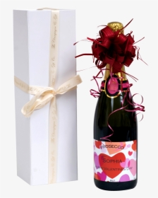 Valentines Prosecco In White Presentation Box - Glass Bottle, HD Png Download, Transparent PNG